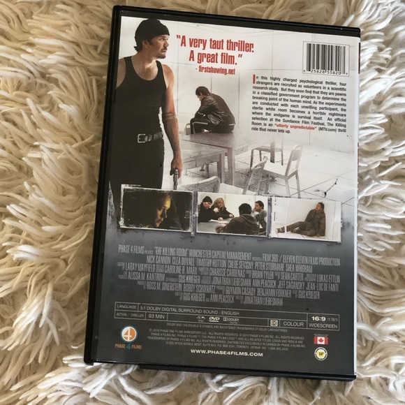 🎉 5/$15 🎉 THE KILLING ROOM DVD - Picture 2 of 3